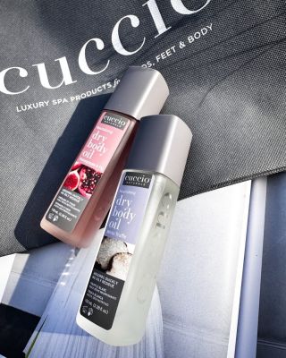 S příchodem chladnějších dní si tělo zaslouží extra péči 🍂🛀 Suché oleje Cuccio se rychle vstřebají a zanechají pokožku...
